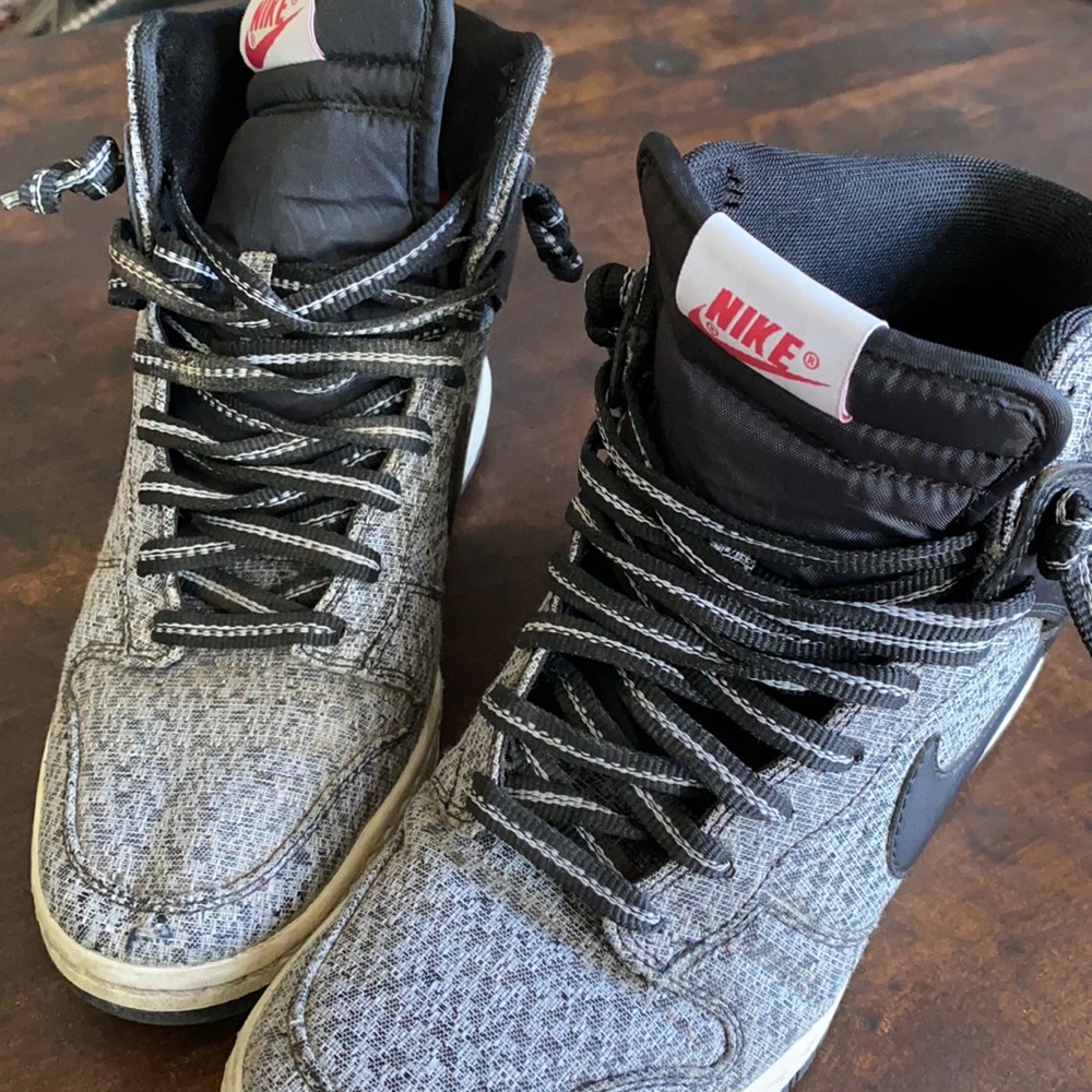 Nikes with built in wedge! Super cool